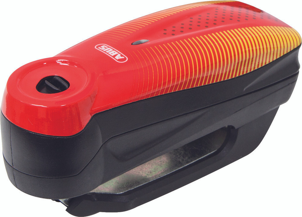 Abus 7000 Rs1 3D Alarm Disc Lock Sonic Red - 4140