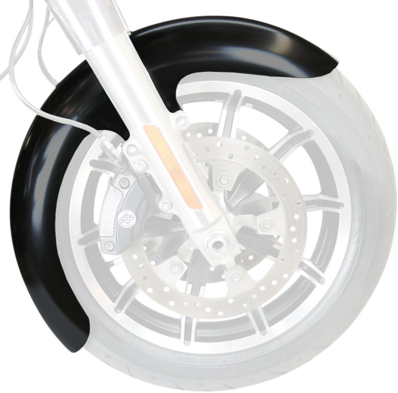 Bagger Nation Thicky Fender 23" Black Spacers `14-Up Flh/T - THICKY23-14L-B