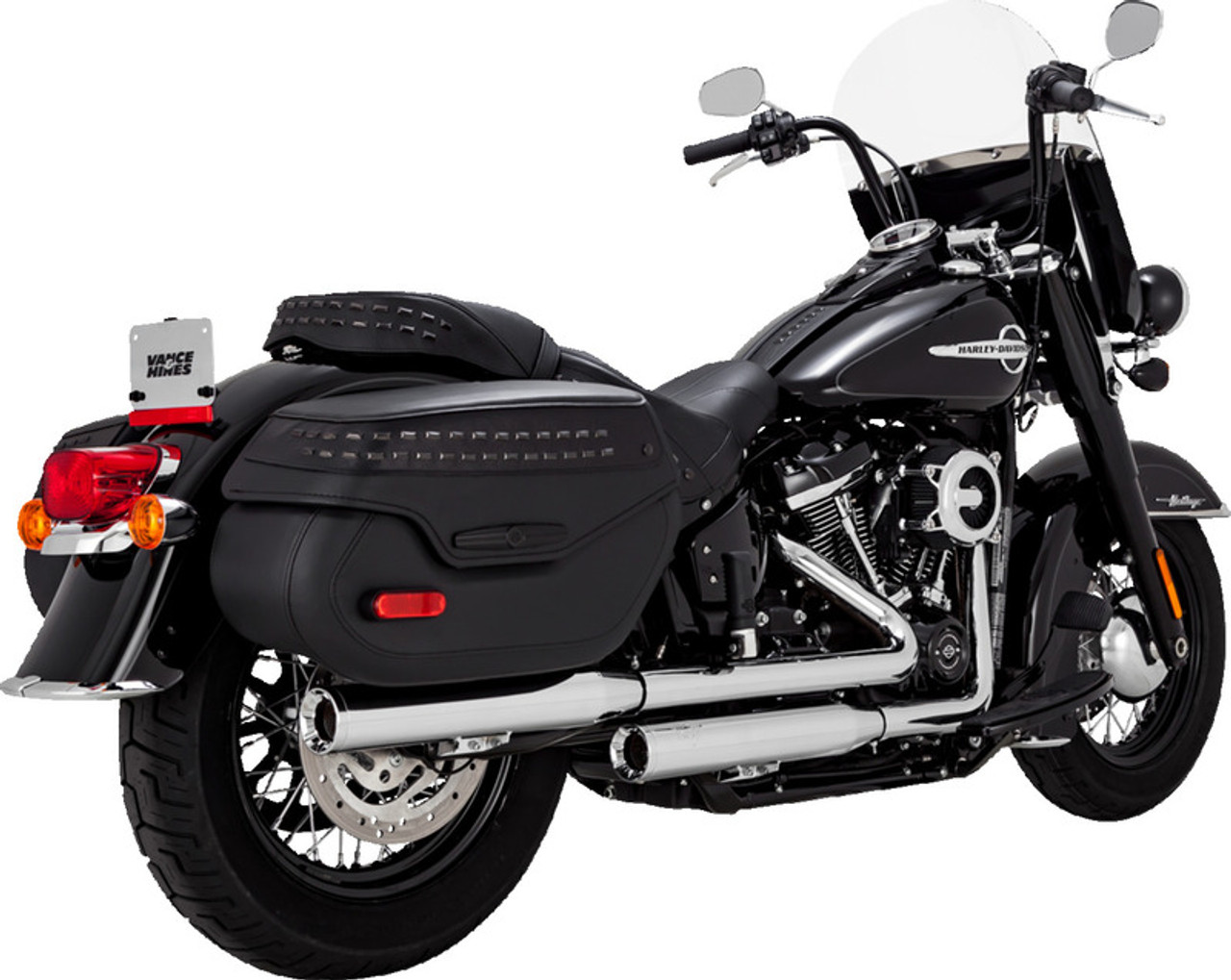 Vance & Hines Eliminator 300 Slip-On Mufflers Chrome - 16316