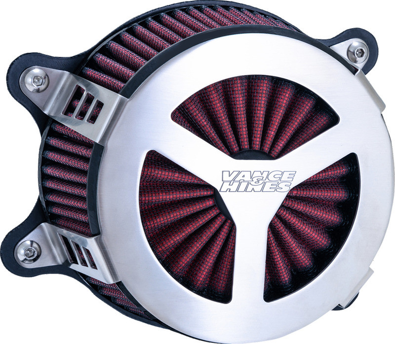Vance & Hines VO2 Radiant III Air Cleaner Brushed - 71458