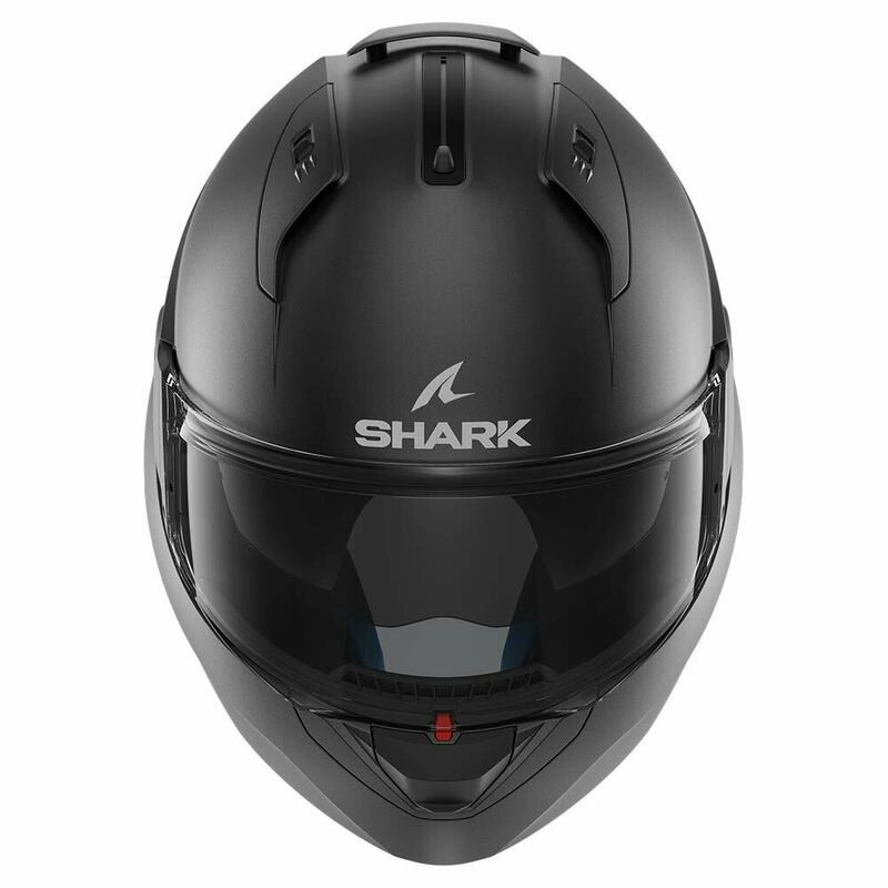 Shark Evo ES Blank Matte Black Helmet - Speed Addicts