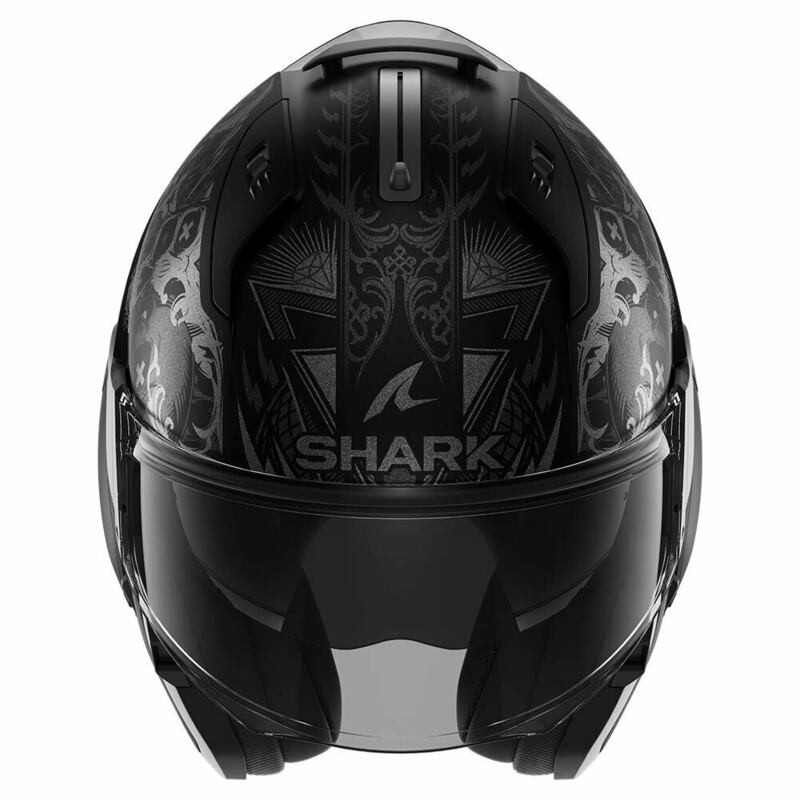 SANKO EASY  EVO 黒 Shark Evo ES K-Rozen Matte Black Helmet - Speed Addicts