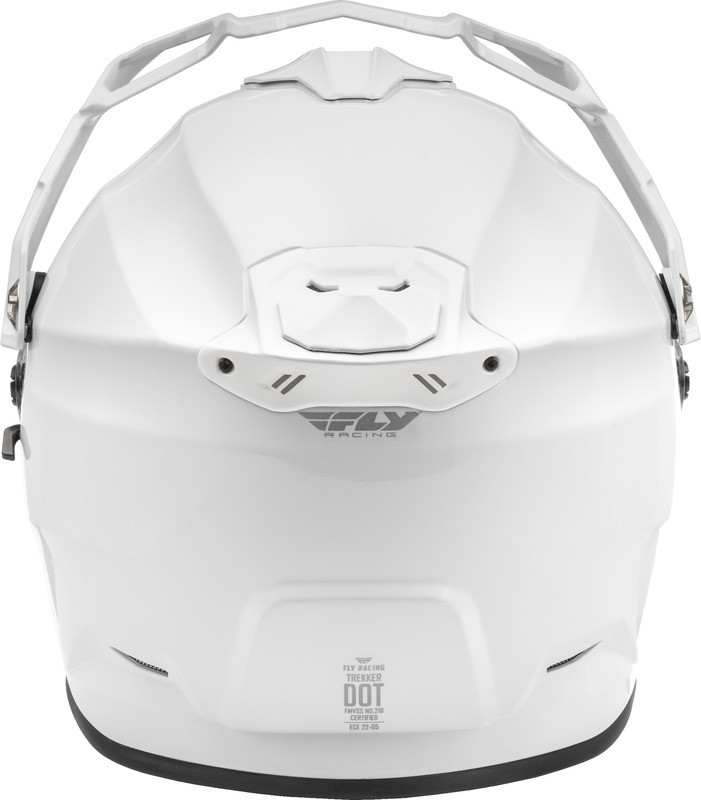 Fly Racing Trekker Solid White Helmet