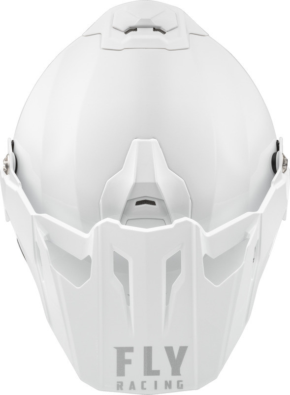 Fly Racing Trekker Solid White Helmet