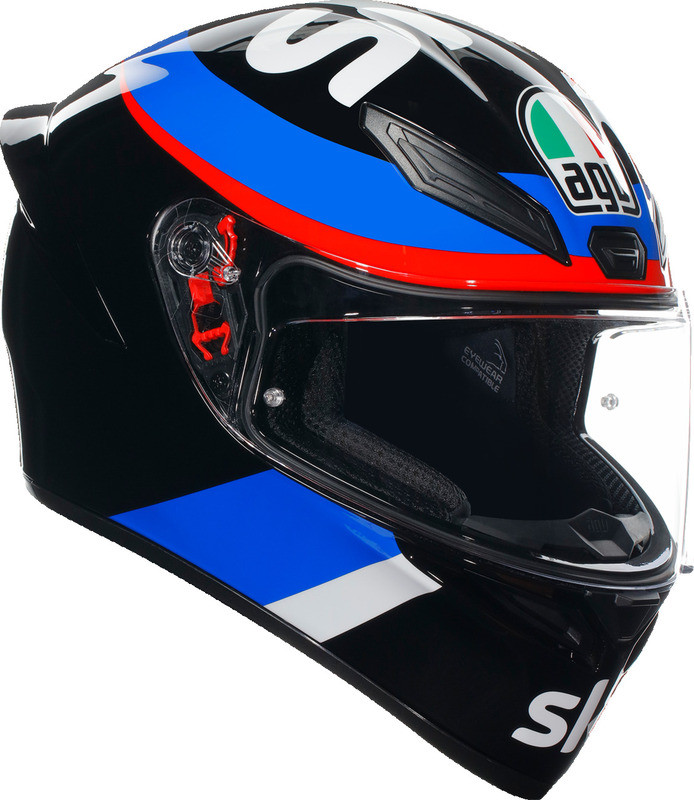 AGV K1 S VR46 Sky Racing Team Black Red Helmet