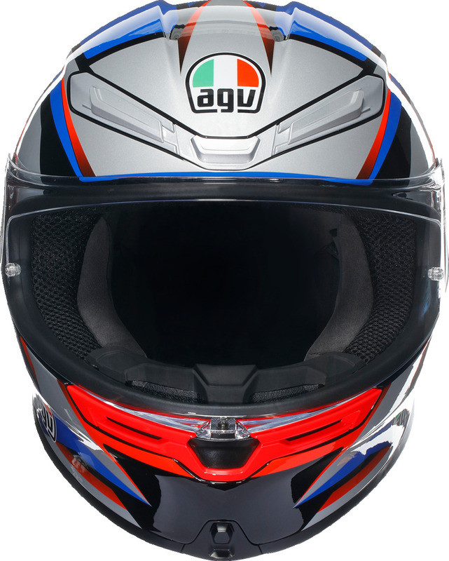 AGV K6 S Slashcut Black Blue Red Helmet - Speed Addicts