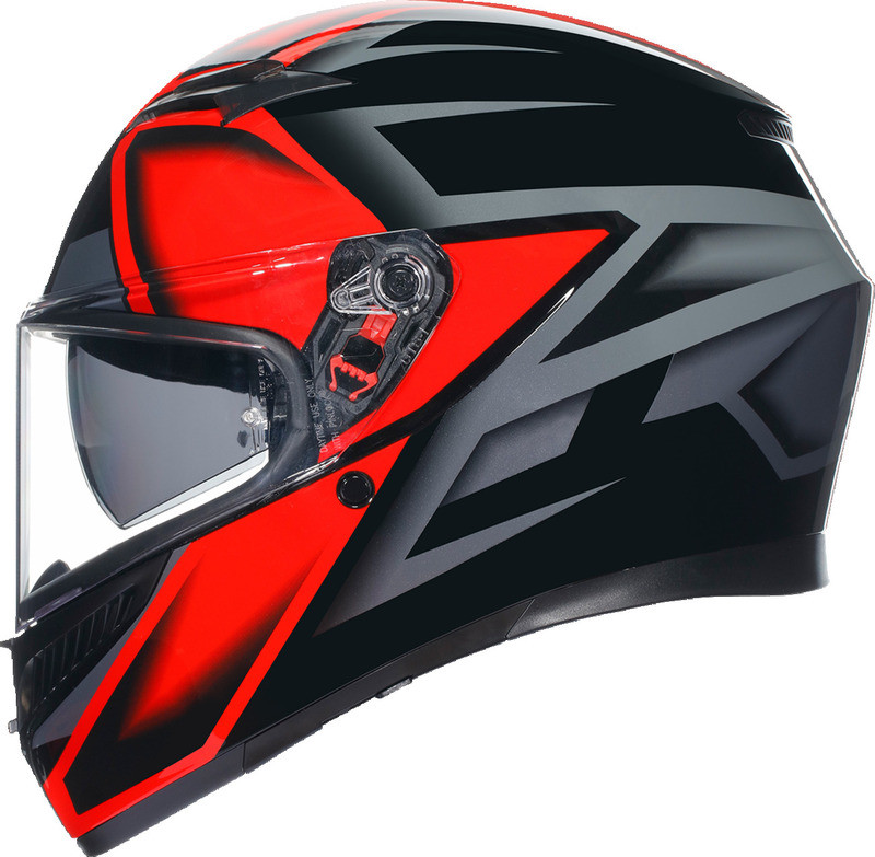 AGV K3 Compound Black Red Helmet