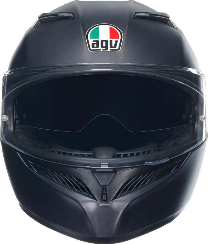 Agv K3 Sv Matt Black Fullface Agv K3 Matte Black Helmet AGV K3 SV