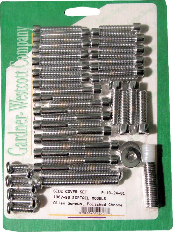 Gardnerwestcott Big Twin Cam And Primary Cover Set (Polished) - P-10-24-01