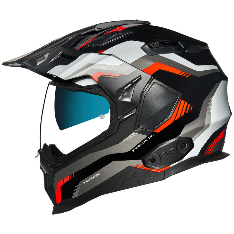 Nexx XWED 2 Columbus Red Gray Helmet