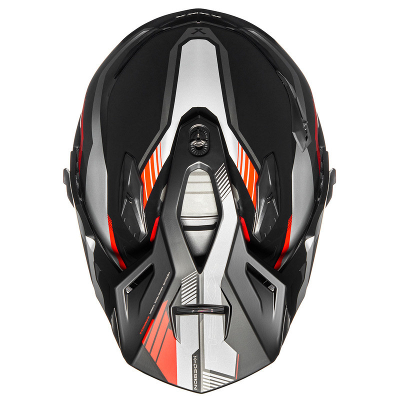 Nexx XWED 2 Columbus Red Gray Helmet