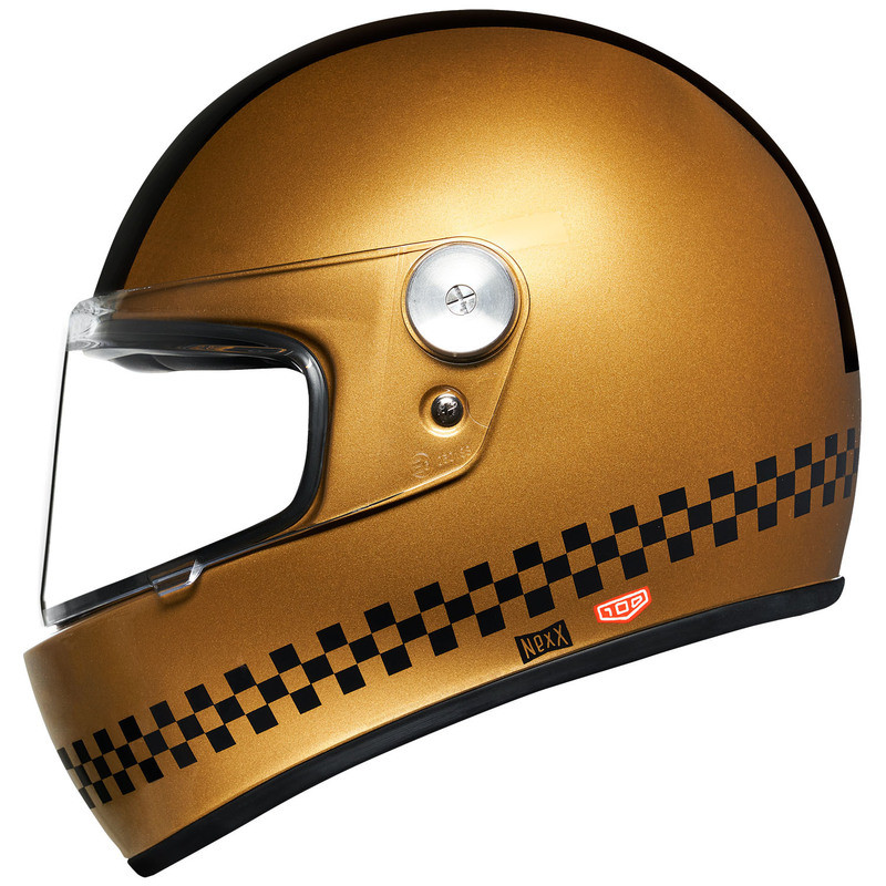 Nexx XG100R Finish Line Gold Black Helmet