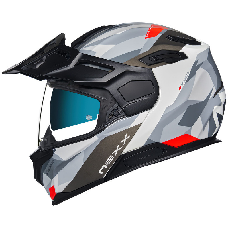 Nexx X-Vilijord Taiga White Red Helmet