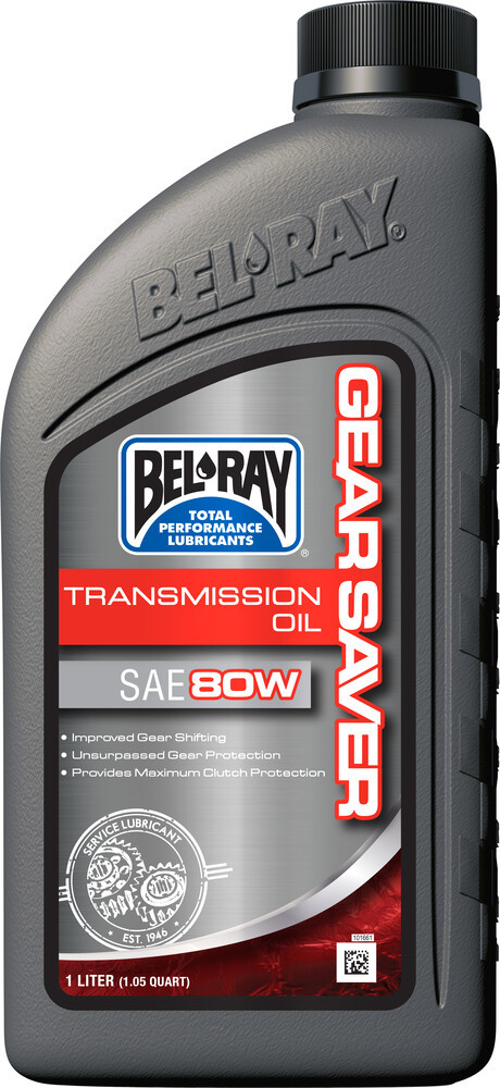 Bel-Ray Gear Saver Transmission Oil 80 W Liter - 99250-B1LW