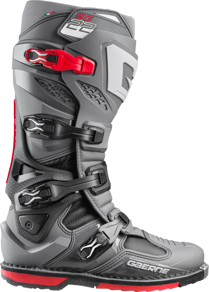 Gaerne Sg-22 Anthracite Black Red Boots