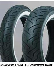 IRC GS-23 Tire White Wall - Front