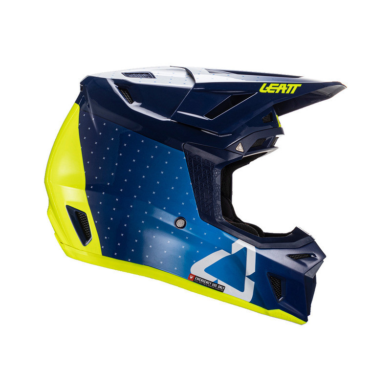 Leatt Moto 8.5 V24 Blue Helmet Kit