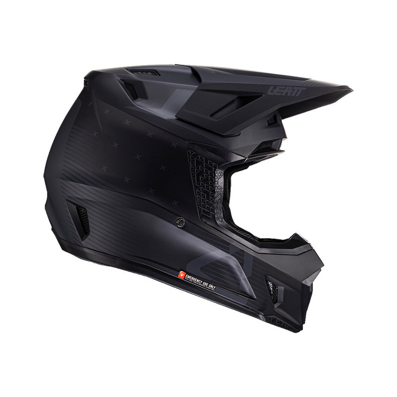 Leatt Moto 7.5 V24 Stealth Helmet Kit - Speed Addicts