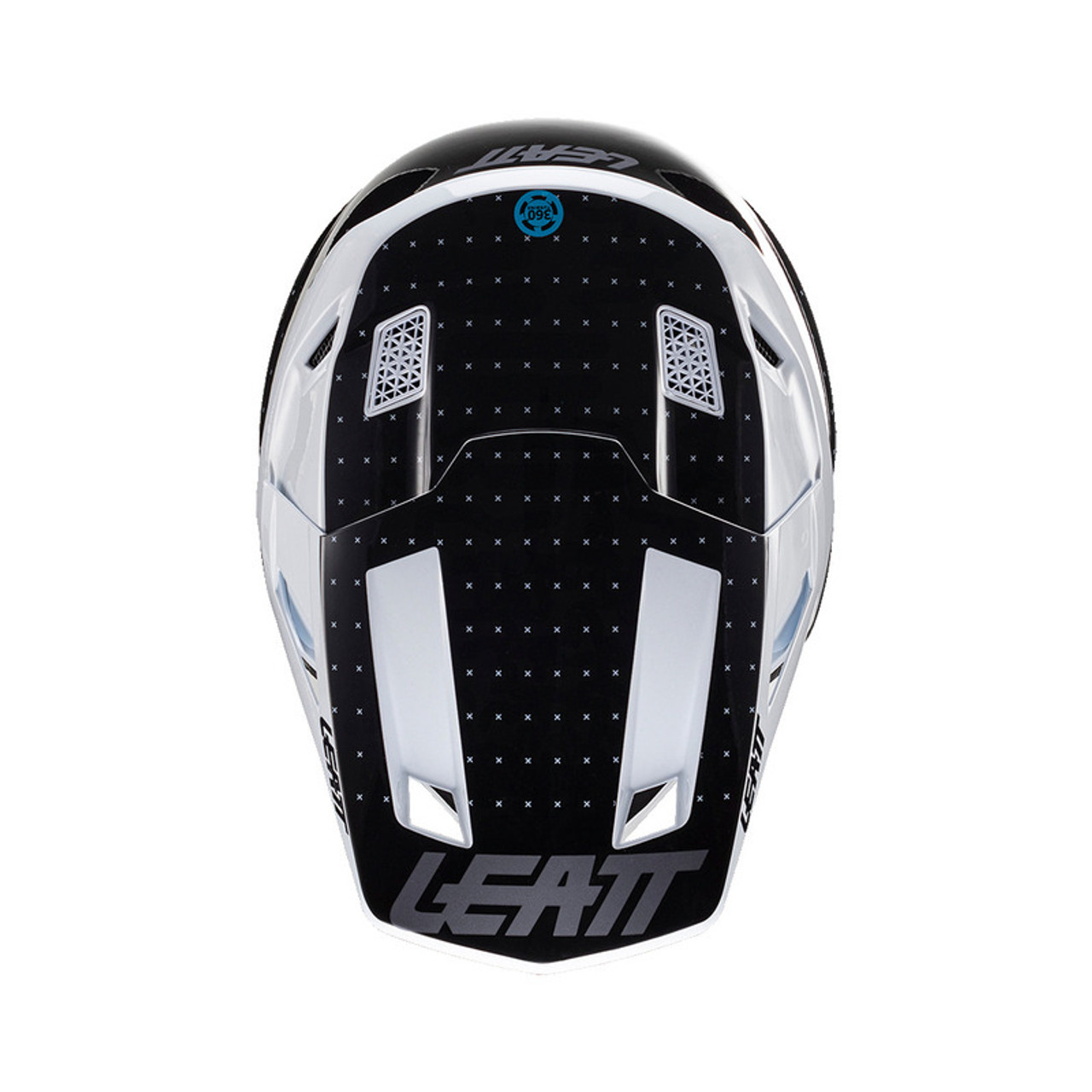 Leatt Moto 8.5 V24 Black White Helmet Kit