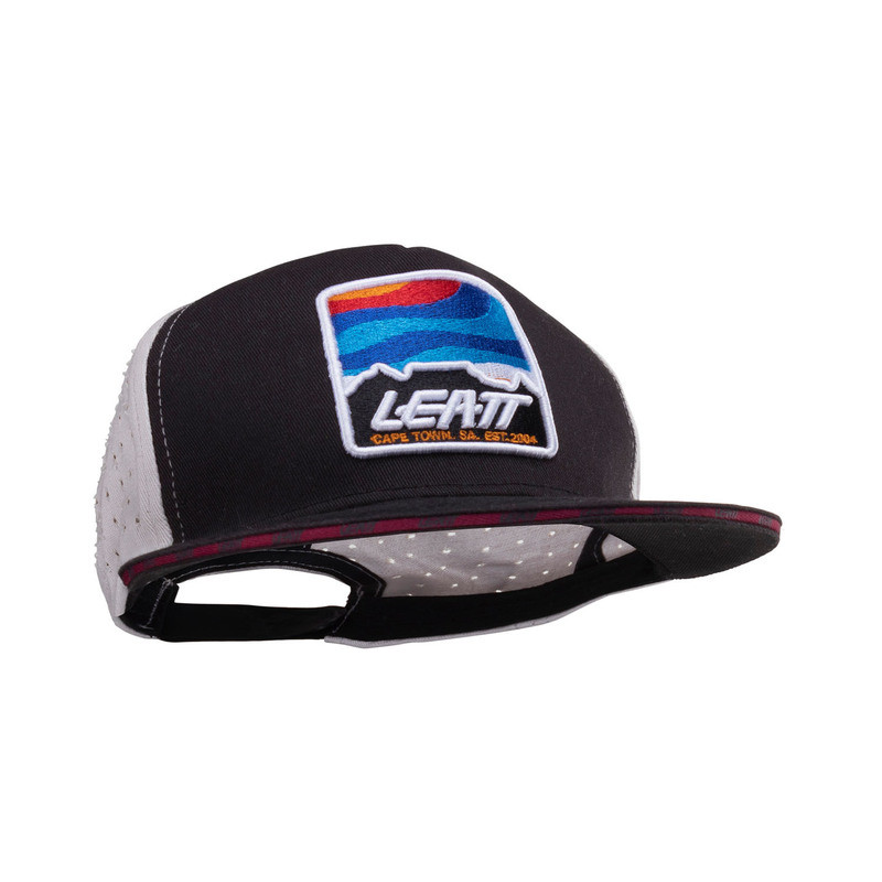 Leatt Tech White Black Cap