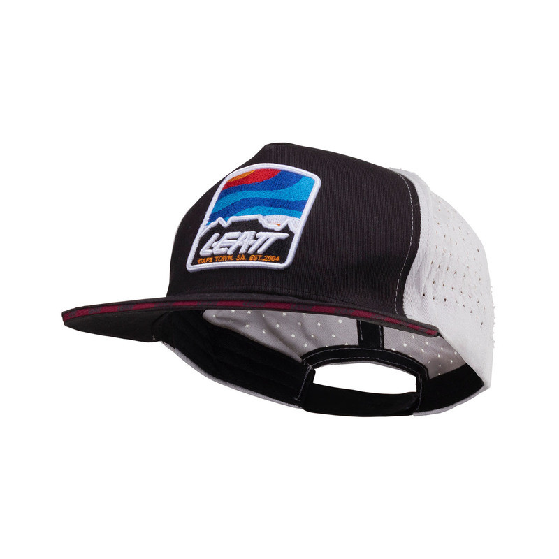 Leatt Tech White Black Cap