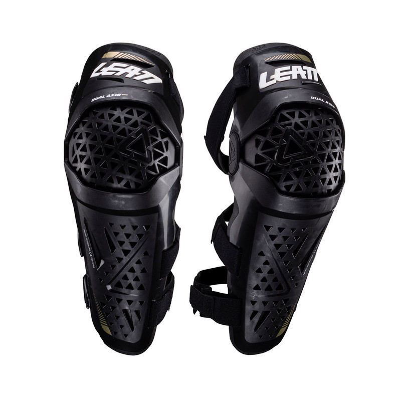 Leatt Dual Axis Pro Black Knee & Shin Guard