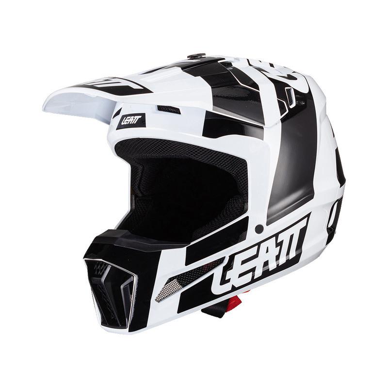 Leatt Moto 3.5 V24 Black White Helmet Kit