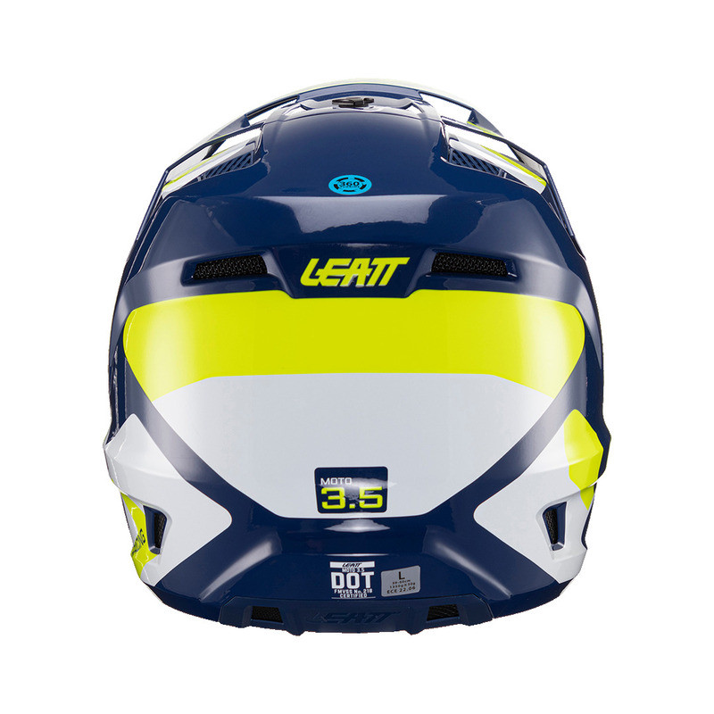 Leatt Moto 3.5 V24 Blue Helmet Kit