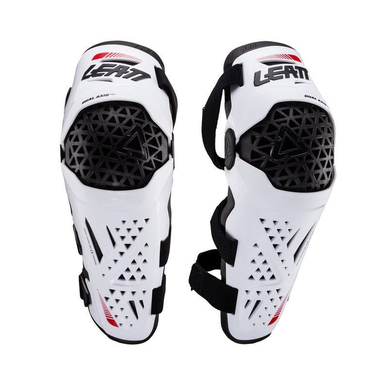 Leatt Dual Axis Pro White Knee & Shin Guard