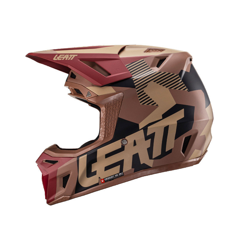 Leatt Moto 8.5 V24 Ruby Stone Helmet Kit