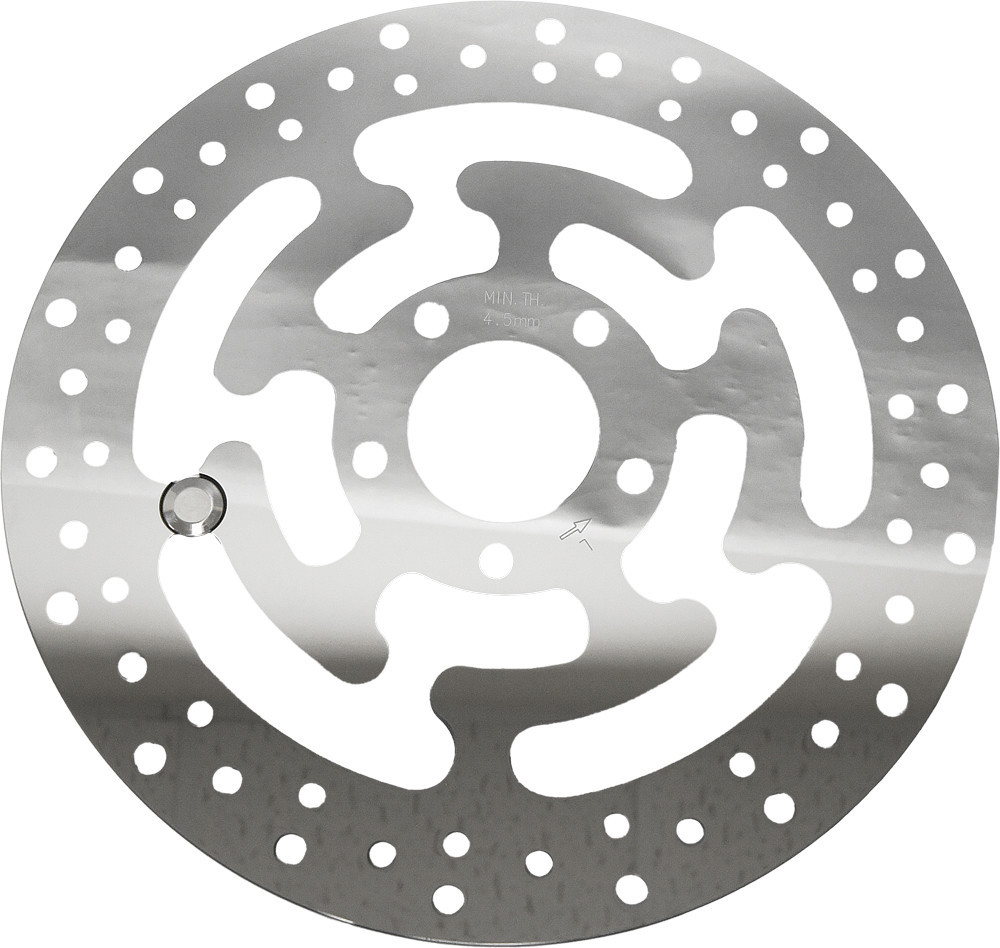 Harddrive Oe Fr Left Rotor 11.8 Polished Touring 08-13 - 11-057
