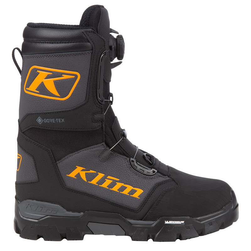 Klim Klutch GTX BOA Asphalt Strike Orange Boot Speed Addicts
