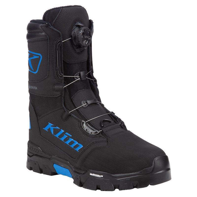 Klim Klutch GTX BOA Black Electric Blue Lemonade Boot