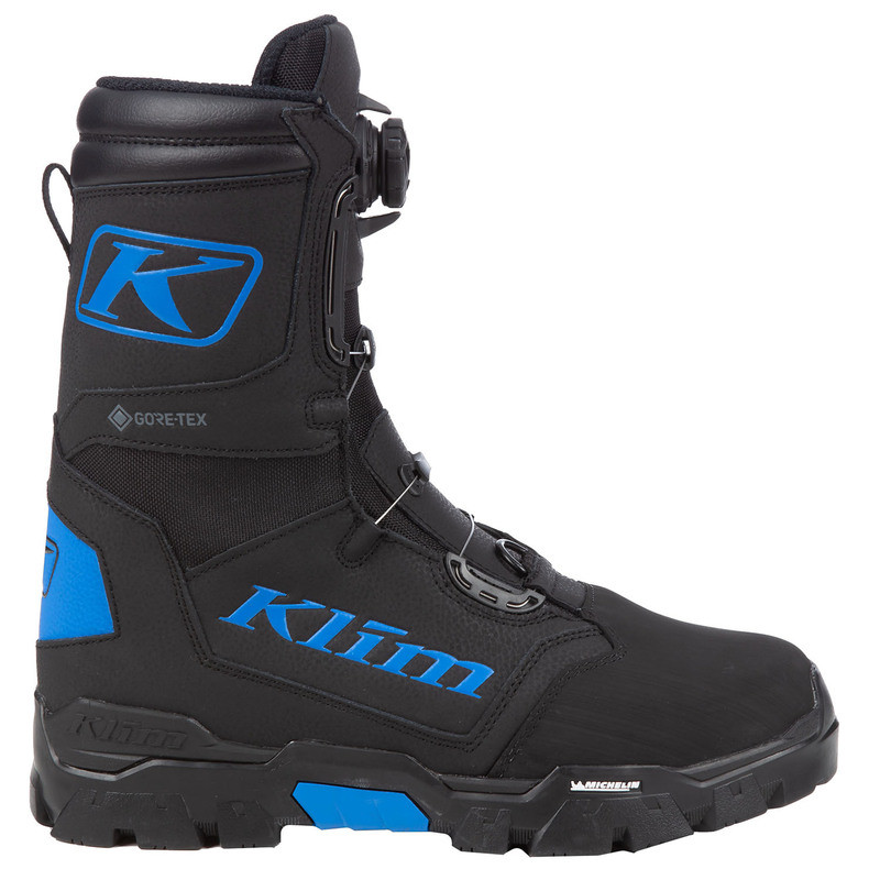 Klim Klutch GTX BOA Black Electric Blue Lemonade Boot