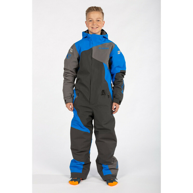 Klim Railslide Youth Asphalt Electric Blue Lemonade One-Piece Suit