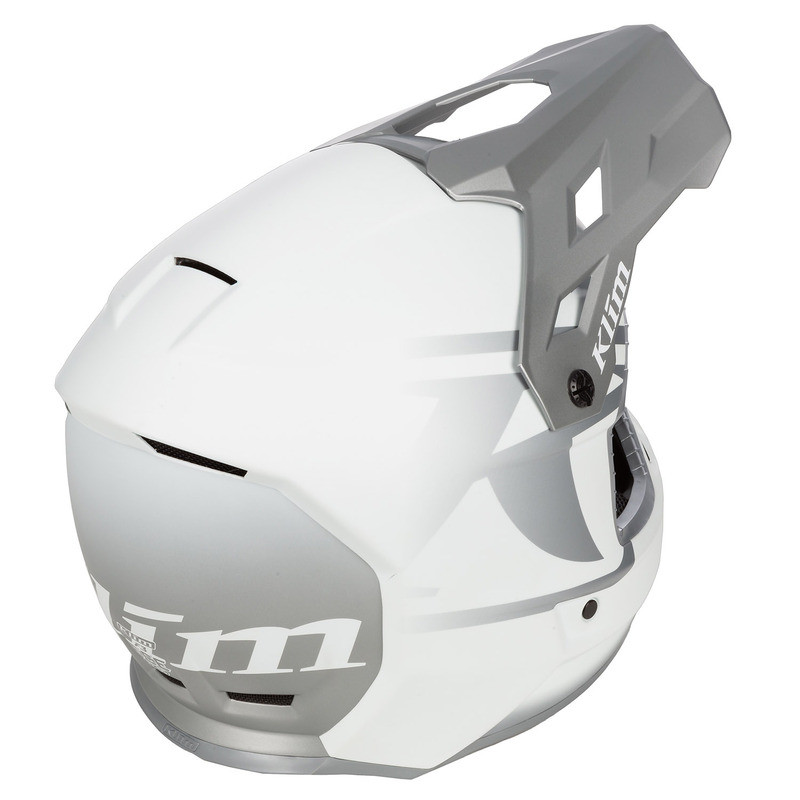 Klim F3 ECE Icon White Monument Gray Helmet