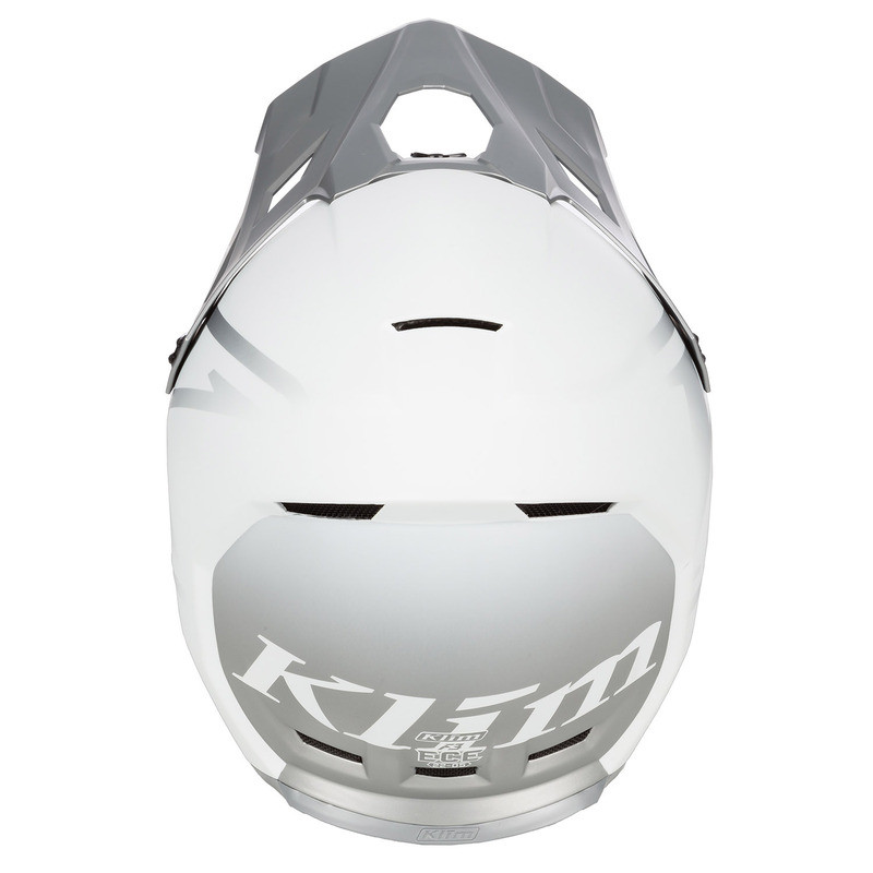 Klim F3 ECE Icon White Monument Gray Helmet