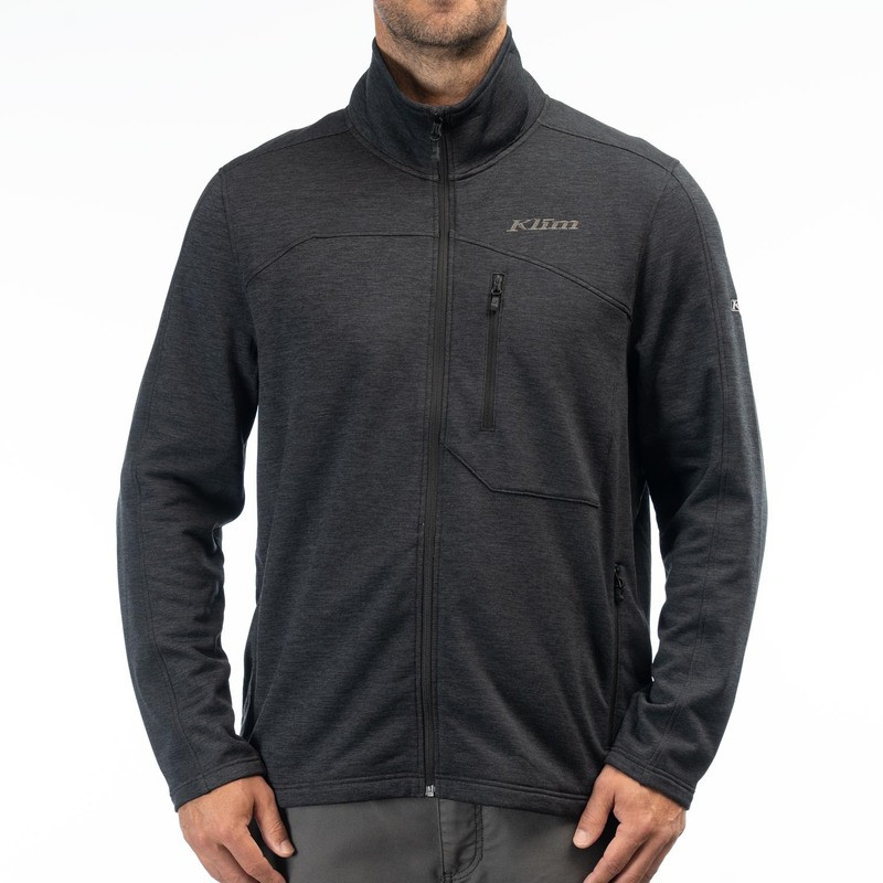 Klim Echo Wool Fleece Black Jacket