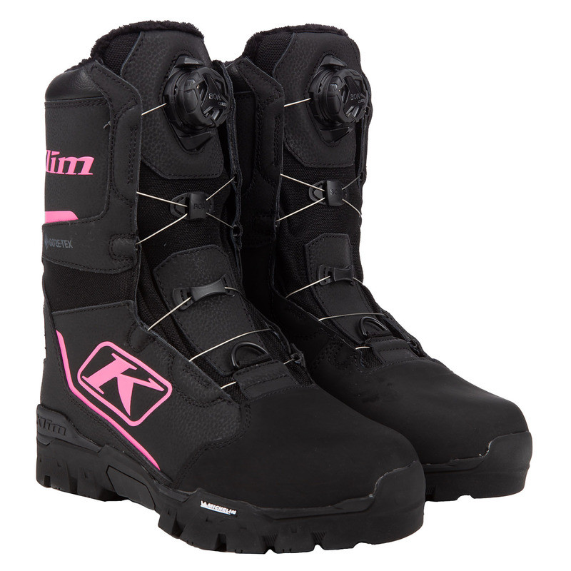Klim Aurora GTX BOA Black Knockout Pink Boot
