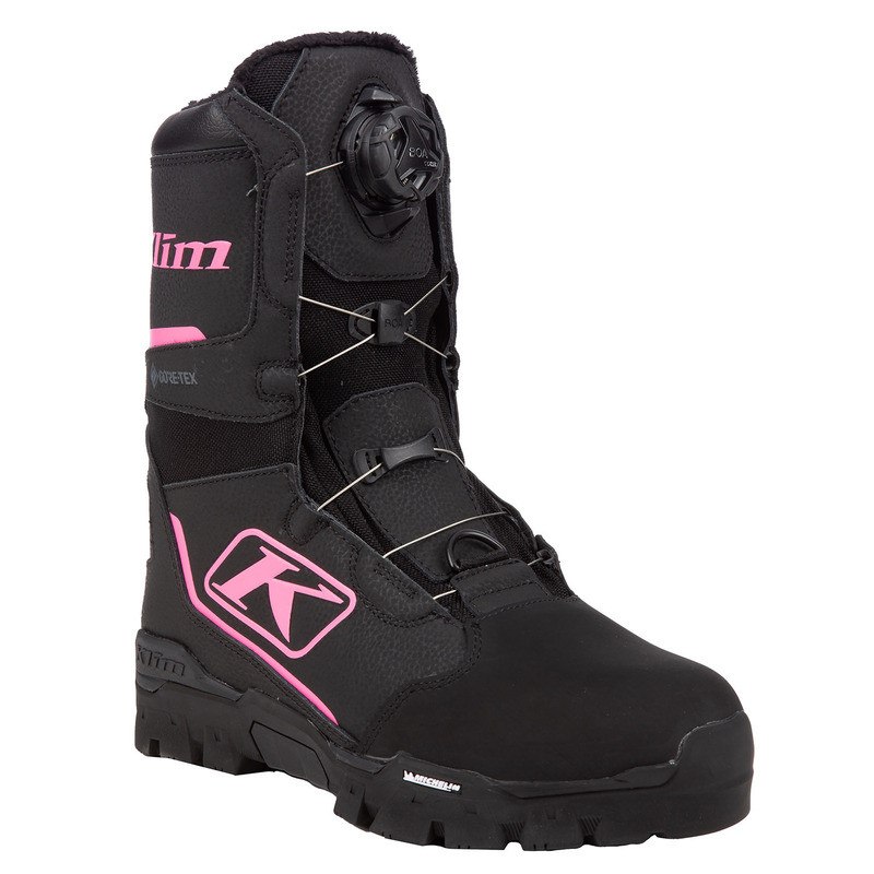 Klim Aurora GTX BOA Black Knockout Pink Boot