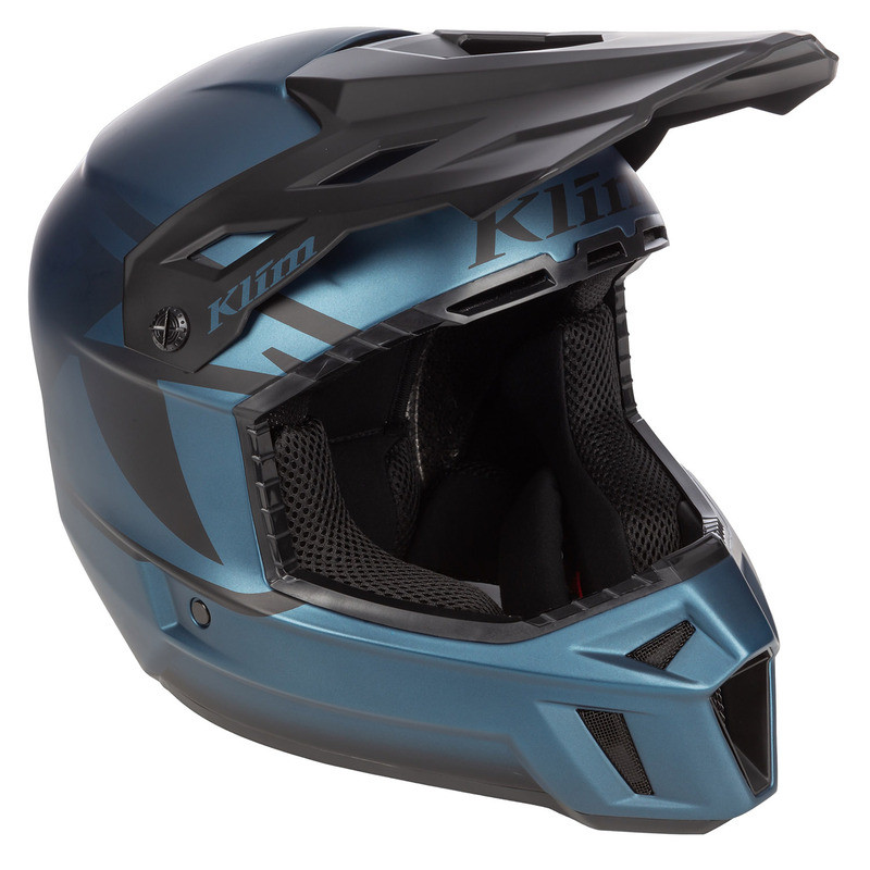 Klim F3 ECE Icon Petrol Black Helmet