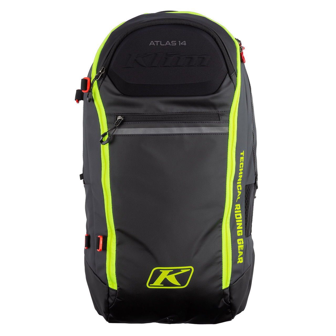 Klim Atlas 14 Avalanche Pack Asphalt Hi-Vis Airbag