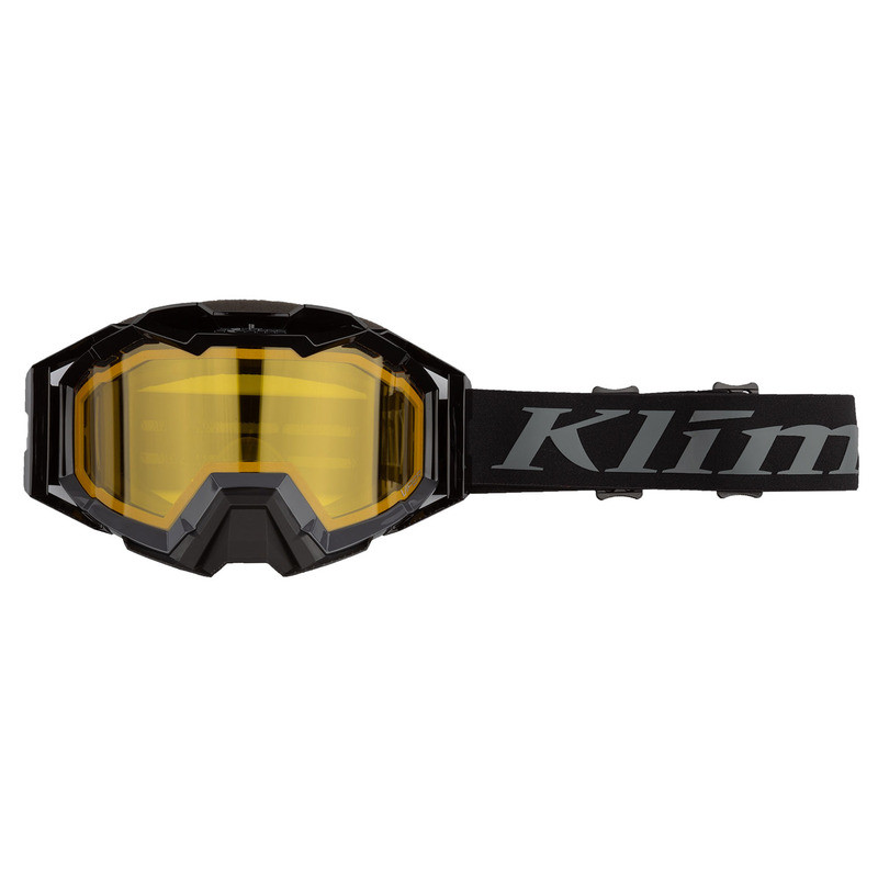 Klim Viper Snow Emblem Black Asphalt Yellow Tint Goggle