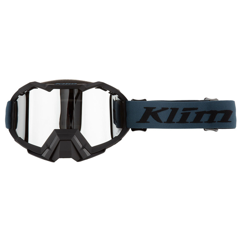 Klim Viper Snow Emblem Petrol Black Smoke Silver Mirror Goggle