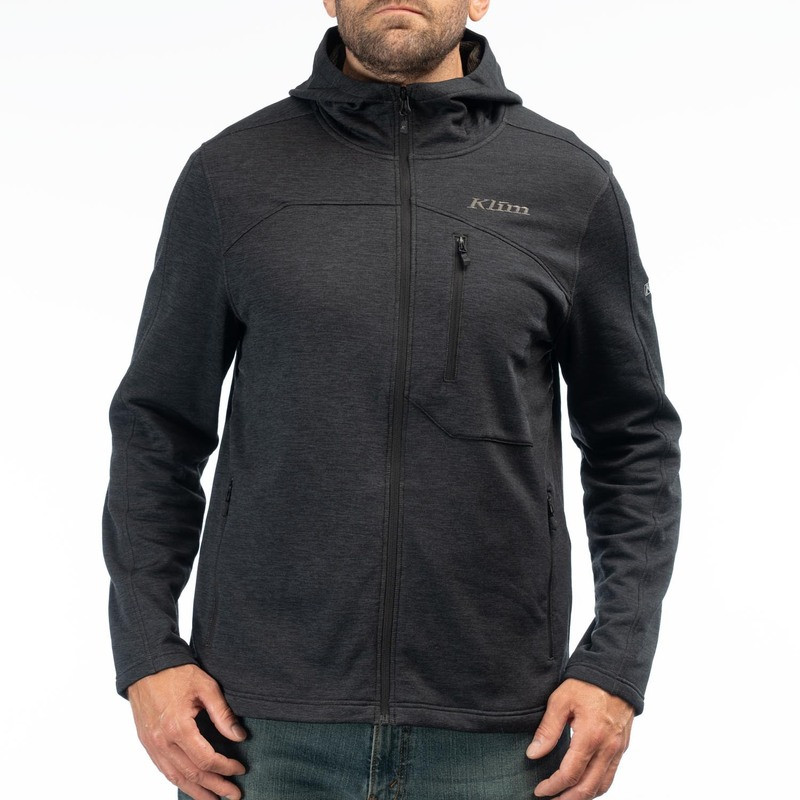Klim Echo Wool Fleece Black Hoodie
