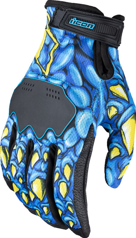 Icon Hooligan Kryola Kreep Blue Gloves