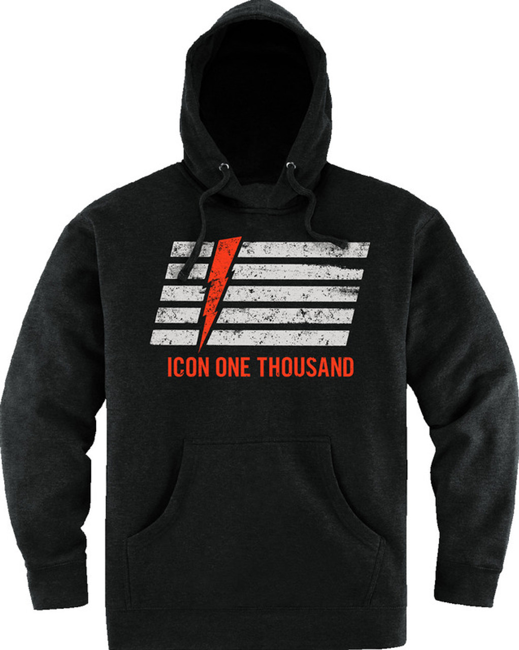 Icon Intercept 93 Black Hoodie - Speed Addicts