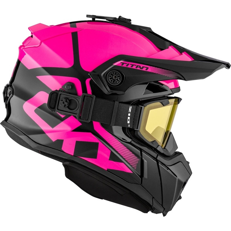 CKX Titan Polar Pink Dual Lens Helmet