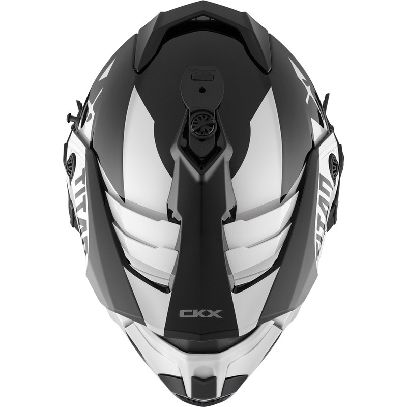 CKX Titan Air Flow Ivory Dual Lens Helmet