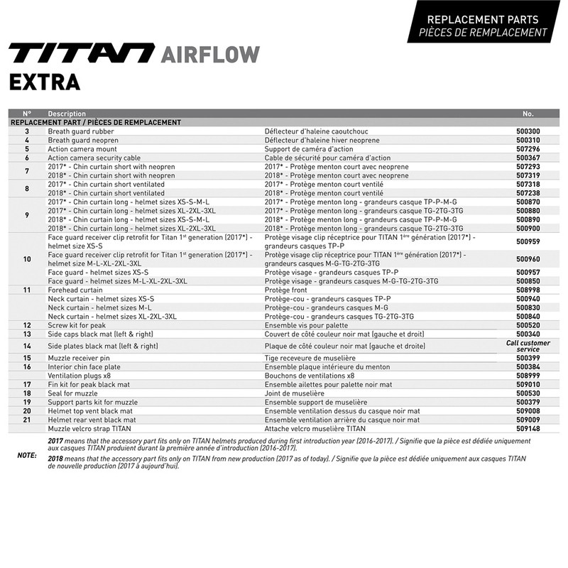CKX Titan Air Flow Ivory Dual Lens Helmet